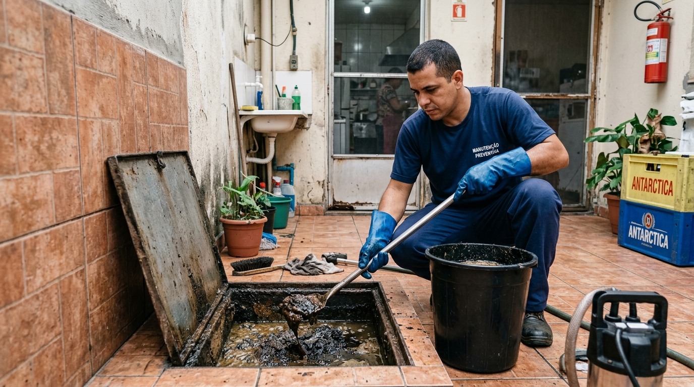 Limpeza de Caixa de Gordura perto de mim em Boa Vista‑RR